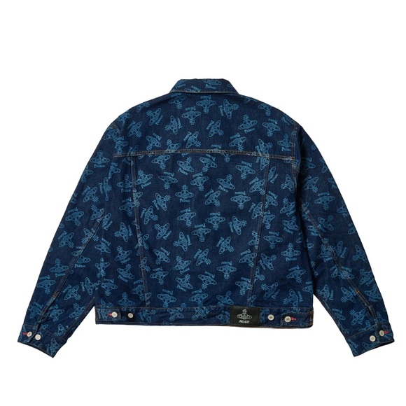 Palace x Vivienne Westwood Indigo Denim Jacket Size XS - Picture 2 of 8